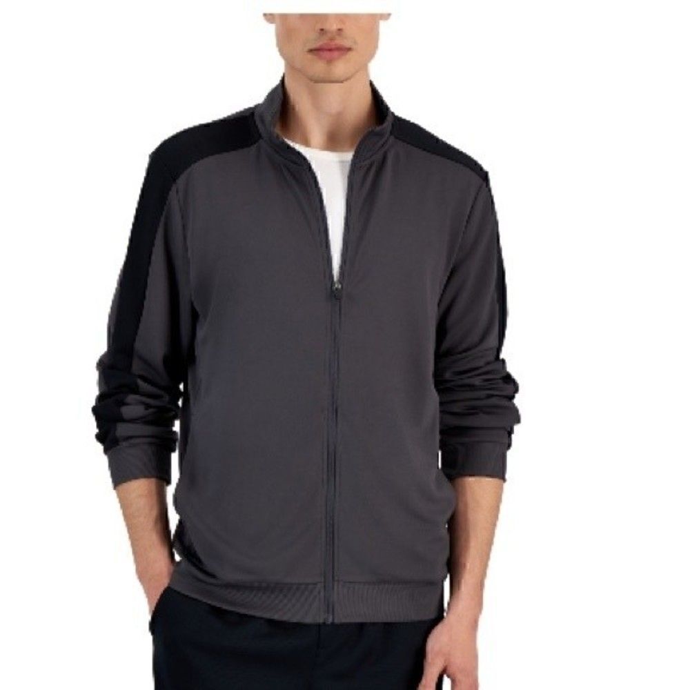 New ID Ideology Men's Size M Regular-Fit Moisture-Wicking Knit Jacket, XXL - Picture 3 of 4